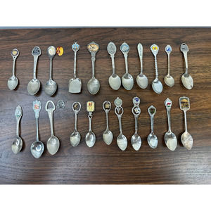 Vintage Souvenir Spoons Lot- 22 Pcs